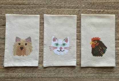 Pom Dog Face Kitchen Towel - Image 6